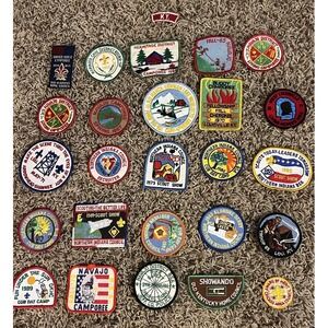 Vintage Boy Scouts Patches 1960-1990s Illinois,  Indiana, Kentucky 22 Patches